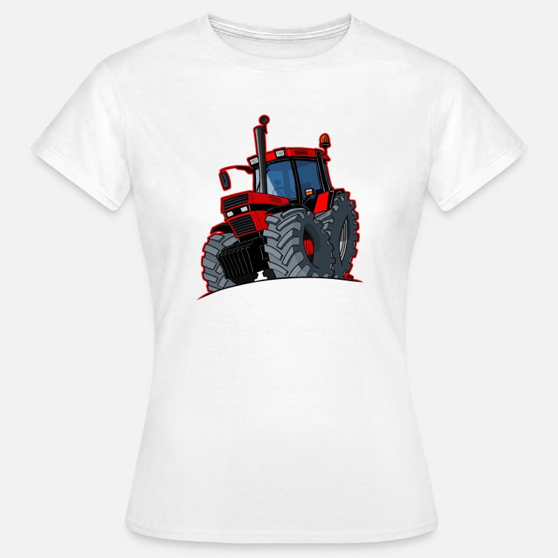 0856 case red border - Women's T-Shirt - white