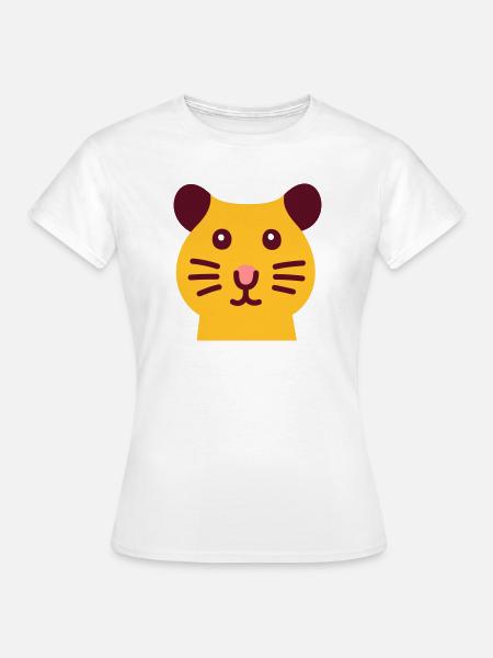 Mignon hamster - T-shirt Femme - blanc