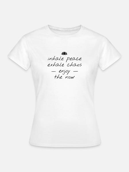 Yoga - Frauen T-Shirt - Weiß