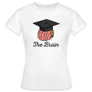 Diplômé de l'école, diplômé de l'école secondaire, diplômé avec master - T-shirt Femme - blanc - Devant - AI Model Female 172 dark (172cm)