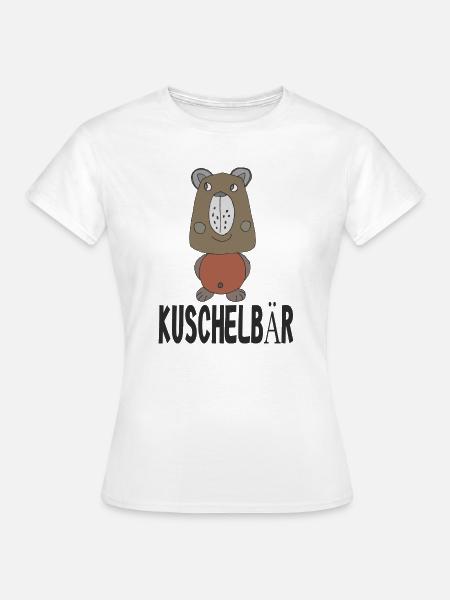 Kuschelbaer - Frauen T-Shirt - Weiß