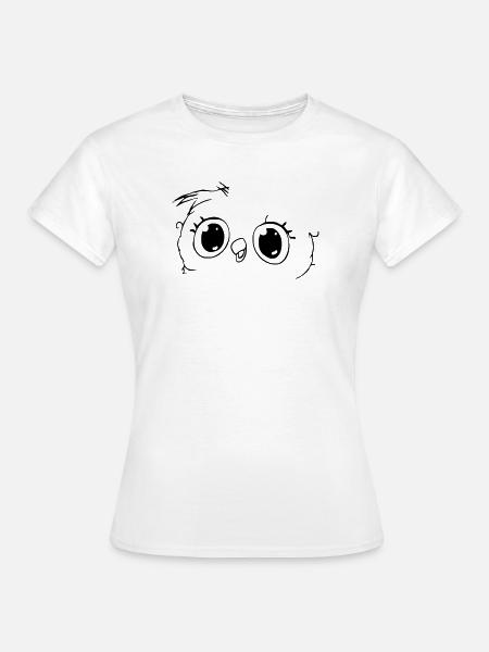 Eule - Frauen T-Shirt - Weiß