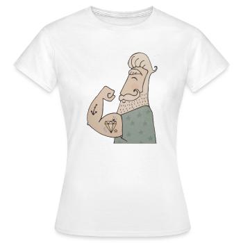 Seemann - Frauen T-Shirt - Weiß - Vorne - AI Model Female 172 dark (172cm)
