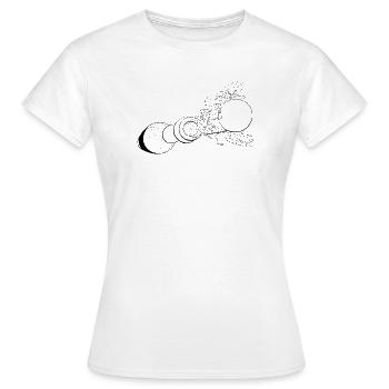 Bonne année - Bouchon de bouteille de - T-shirt Femme - blanc - Devant - AI Model Female 172 dark (172cm)