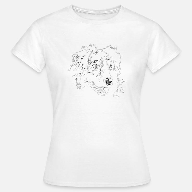 Australian Shepherd - Women's T-Shirt - white