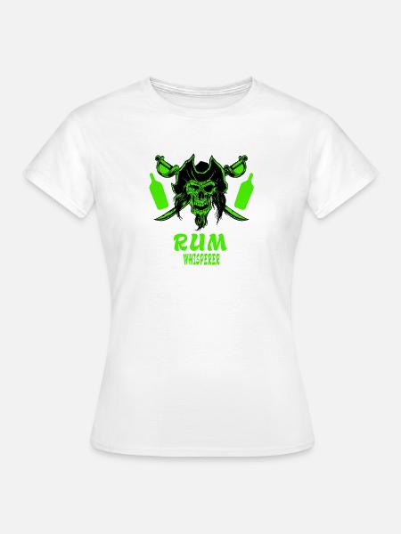 Rum Flüsterer - Frauen T-Shirt - Weiß