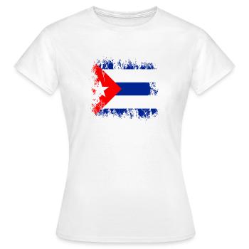 Kuba - Frauen T-Shirt - Weiß - Vorne - AI Model Female 172 dark (172cm)