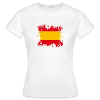 Espagne - Espagne - T-shirt Femme - blanc - Devant - AI Model Female 172 dark (172cm)