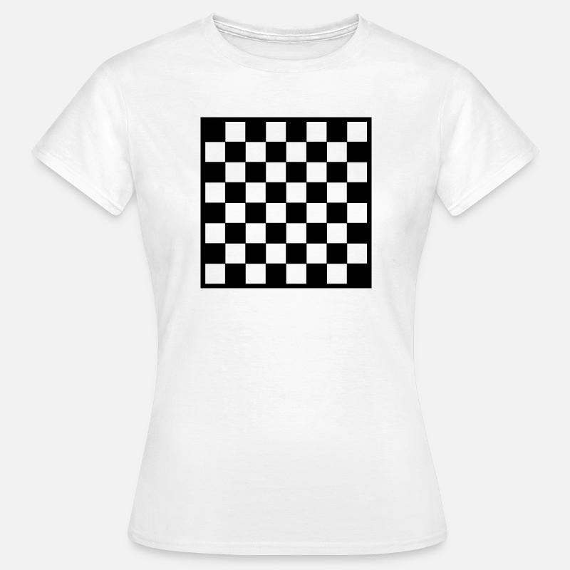 Échecs | échecs - T-shirt Femme - blanc