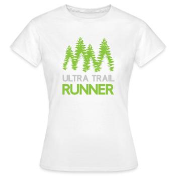 Ultra Trail Runner - T-shirt Femme - blanc - Devant - AI Model Female 172 dark (172cm)