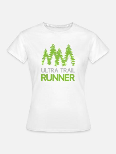 Ultra Trail Runner - Frauen T-Shirt - Weiß