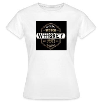 Whisky - T-shirt Femme - blanc - Devant - AI Model Female 172 dark (172cm)