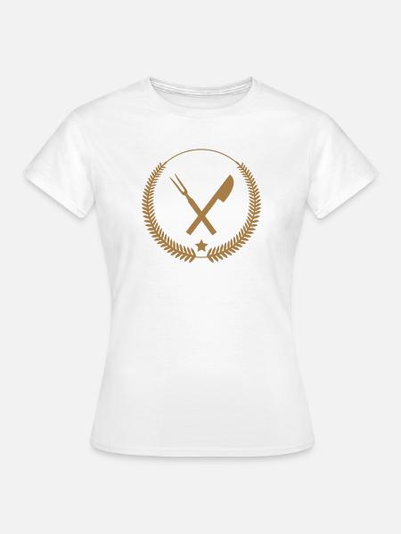 BBQ - Barbecue - Grill - Frauen T-Shirt - Weiß