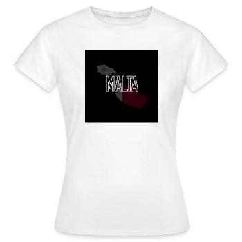 Malta - Frauen T-Shirt - Weiß - Vorne - AI Model Female 172 dark (172cm)