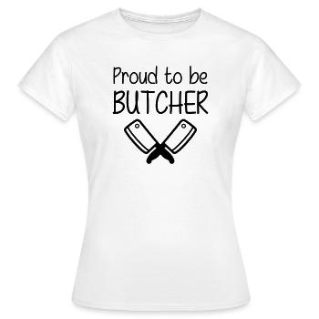 Metzger - Metzger - Frauen T-Shirt - Weiß - Vorne - AI Model Female 172 dark (172cm)