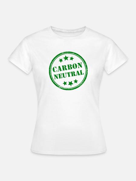 CO2-Neutrale Briefmarke - Frauen T-Shirt - Weiß