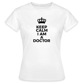 Médecin médecin spécialiste assistant médecin médecin d'urgence - T-shirt Femme - blanc - Devant - AI Model Female 172 dark (172cm)