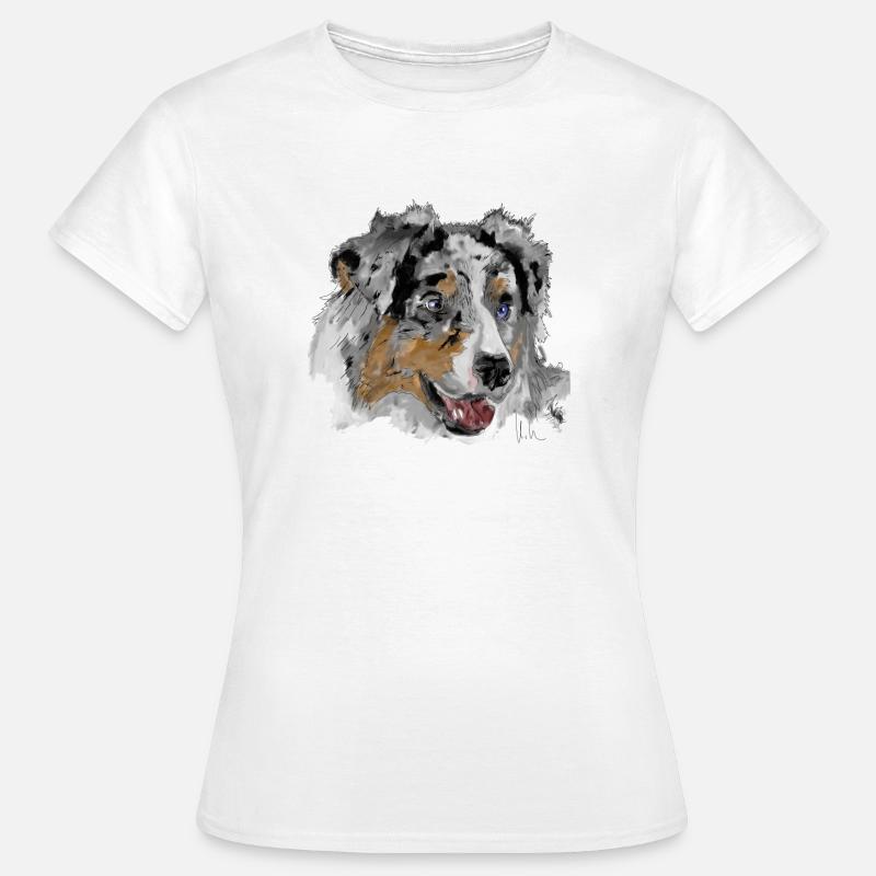 Australian Shepherd - Women's T-Shirt - white