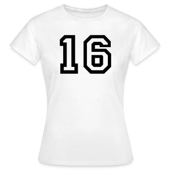 16 - T-shirt Femme - blanc - Devant - AI Model Female 172 dark (172cm)