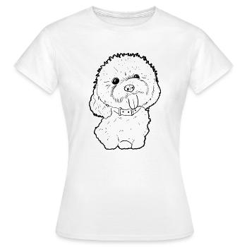 Malteser - Frauen T-Shirt - Weiß - Vorne - AI Model Female 172 dark (172cm)