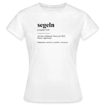 segeln Definition Tshirt Boot reparieren - Frauen T-Shirt - Weiß - Vorne - AI Model Female 172 dark (172cm)
