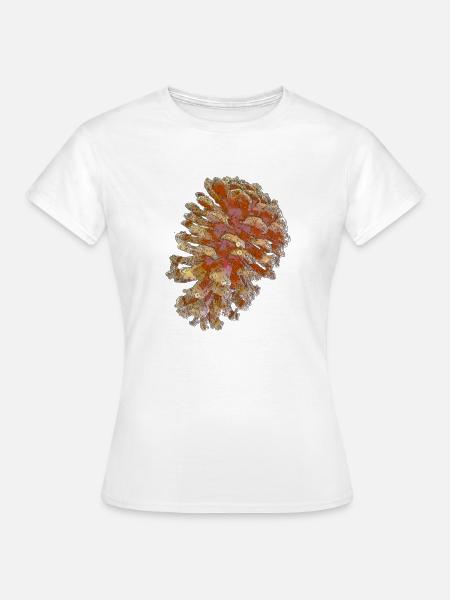Zapfen - Frauen T-Shirt - Weiß