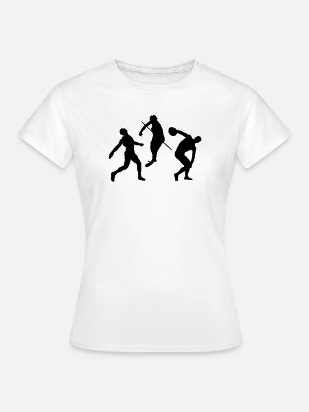 Leichtathletik - Frauen T-Shirt - Weiß