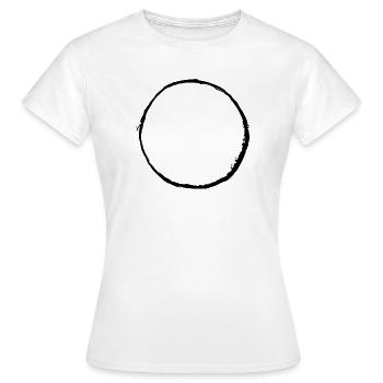 BROSSE CERCLE - T-shirt Femme - blanc - Devant - AI Model Female 172 dark (172cm)