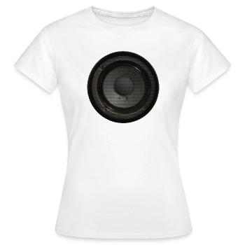 Speaker Box Speaker - Women's T-Shirt - white - Front - AI Model Female 172 dark (172cm)
