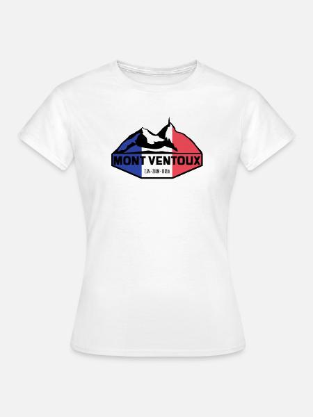 Mont Ventoux Slim France Edition - Frauen T-Shirt - Weiß
