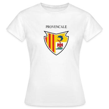 Provencal - Women's T-Shirt - white - Front - AI Model Female 172 dark (172cm)
