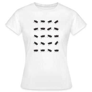 Stag Pattern - Women's T-Shirt - white - Front - AI Model Female 172 dark (172cm)