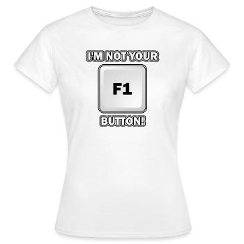 I'm not your key - Women's T-Shirt - white - Front - AI Model Female 172 dark (172cm)