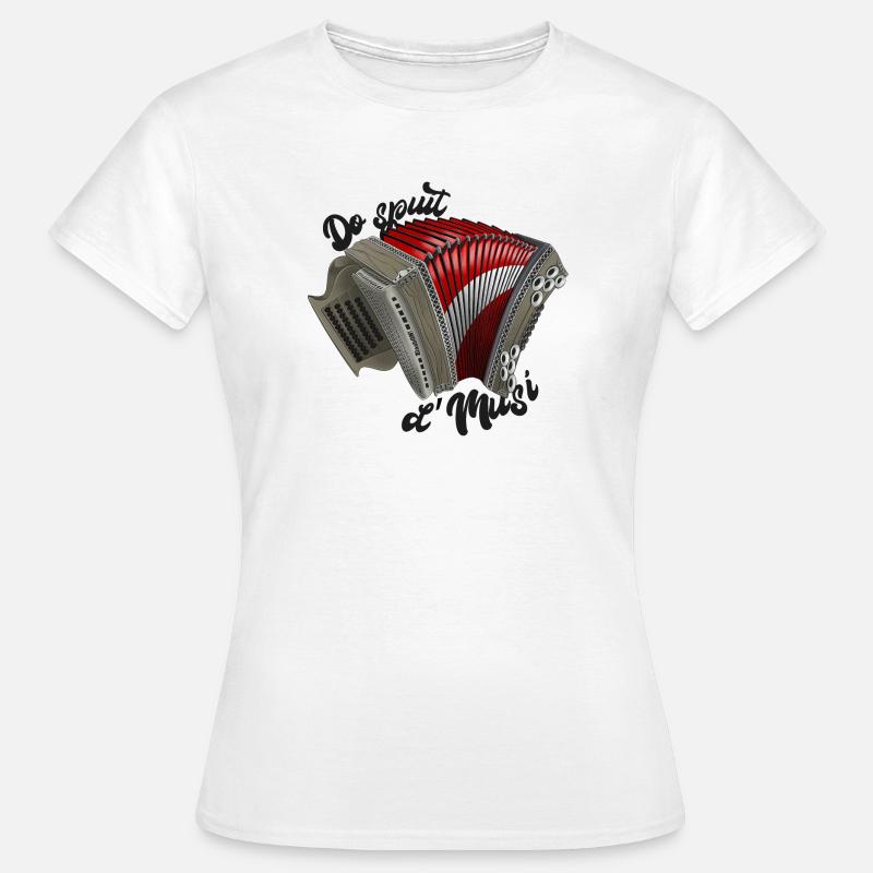 Do spuit d'Musi ZiachON! - Women's T-Shirt - white