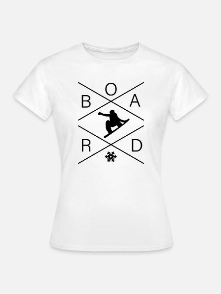BOARD - Frauen T-Shirt - Weiß