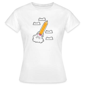 Erster Schultag Schulstart Schulbeginn Schule - Frauen T-Shirt - Weiß - Vorne - AI Model Female 172 dark (172cm)