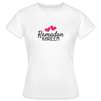Ramadan Kareem Feast Love Ramadan - Women's T-Shirt - white - Front - AI Model Female 172 dark (172cm)