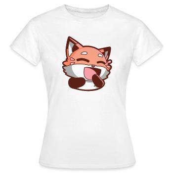 Fox Foxes - Women's T-Shirt - white - Front - AI Model Female 172 dark (172cm)