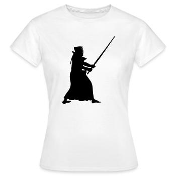 Kendo - T-shirt Femme - blanc - Devant - AI Model Female 172 dark (172cm)