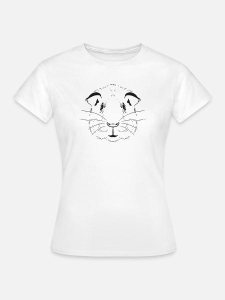 cavia - Vrouwen T-shirt - wit
