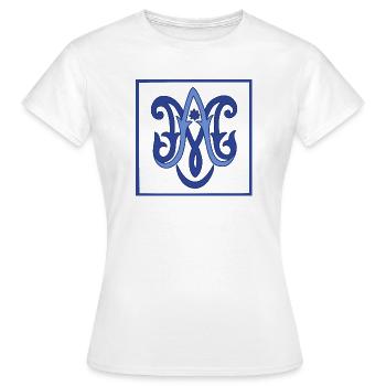 Ave Maria - Frauen T-Shirt - Weiß - Vorne - AI Model Female 172 dark (172cm)