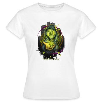 Take your pills - T-shirt Femme - blanc - Devant - AI Model Female 172 dark (172cm)