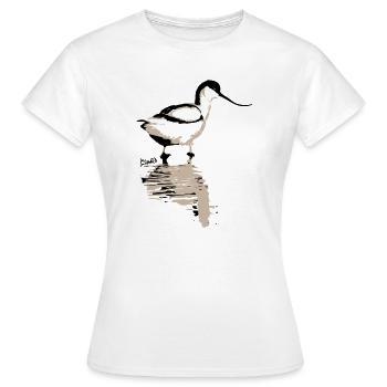 Collection Frise orientale : Sabres - T-shirt Femme - blanc - Devant - AI Model Female 172 dark (172cm)