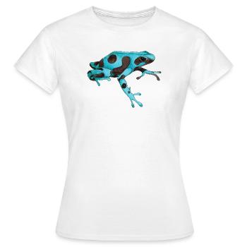 Poison frog - Frauen T-Shirt - Weiß - Vorne - AI Model Female 172 dark (172cm)