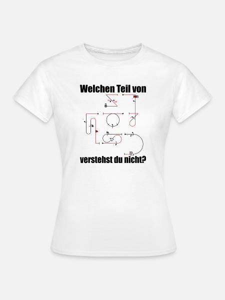 Aresti Symbole Kunstflug Programm Modellpilot - Frauen T-Shirt - Weiß