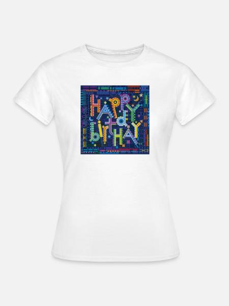 The Birthday Theme - Frauen T-Shirt - Weiß