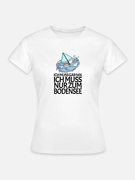 Bodensee - Frauen T-Shirt - Weiß