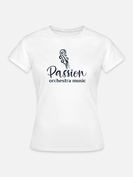 PASSION orchestra musik - Frauen T-Shirt - Weiß