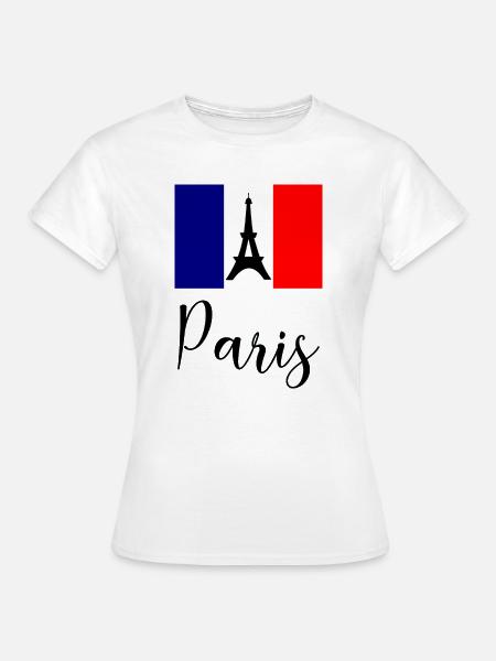 PARIS. HAUPTSTADT. STADT. FRANKREICH. PARISER. PARIS - Frauen T-Shirt - Weiß