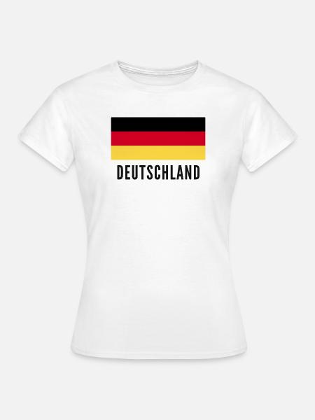 Deutschland - Frauen T-Shirt - Weiß